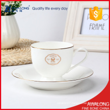 bone china tea cups restaurant usage with simple design tea cups for promotion selling